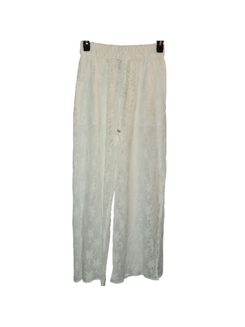 Tidal Wave White Beach Pants Large NWT